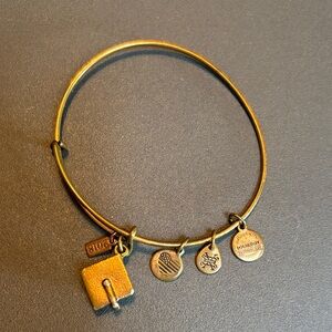 Alex and Ani Gold 2018 Graduation Charm Bracelet